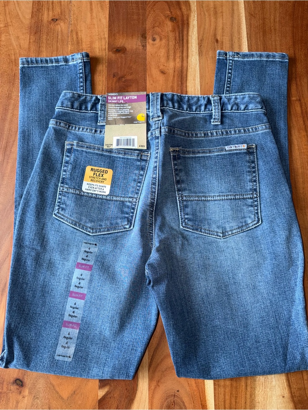 Carhartt Women's Blue Skinny-Leg Jean - Picture 3 of 6